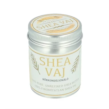 Shea vaj tégelyben- BIO, finomítatlan 100 ml